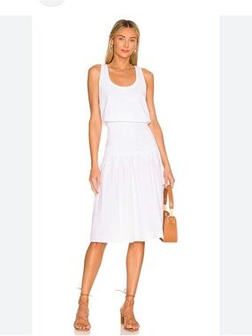 Nation white dress size small